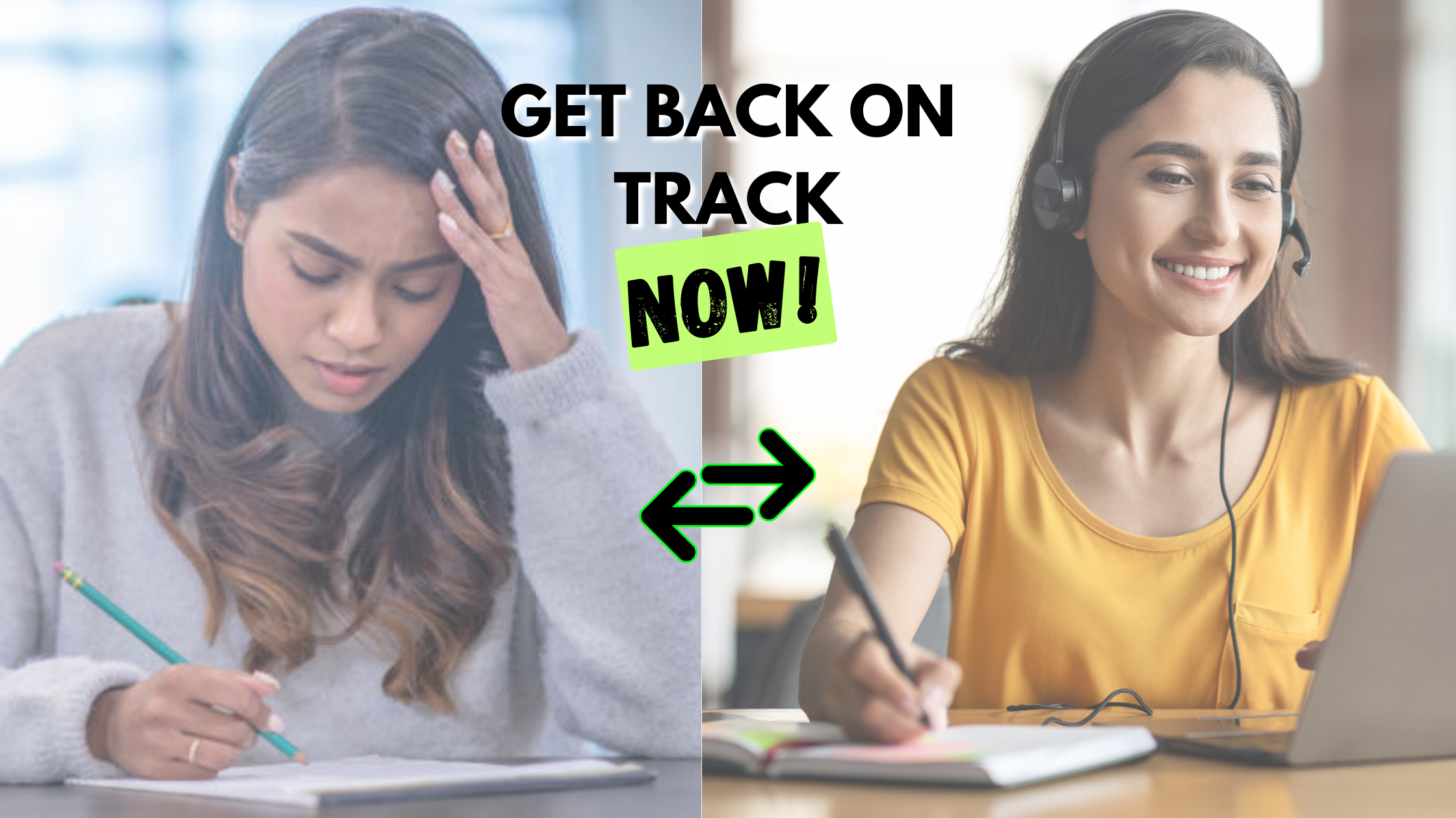 getting back on track with studies