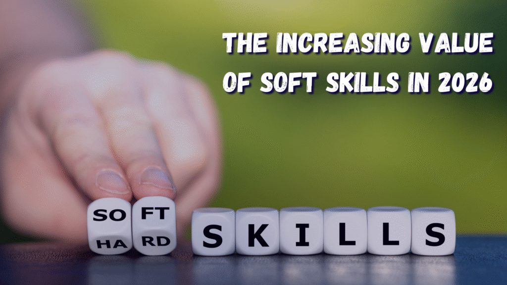 Title banner illustrating the increasing value of soft skills in 2026