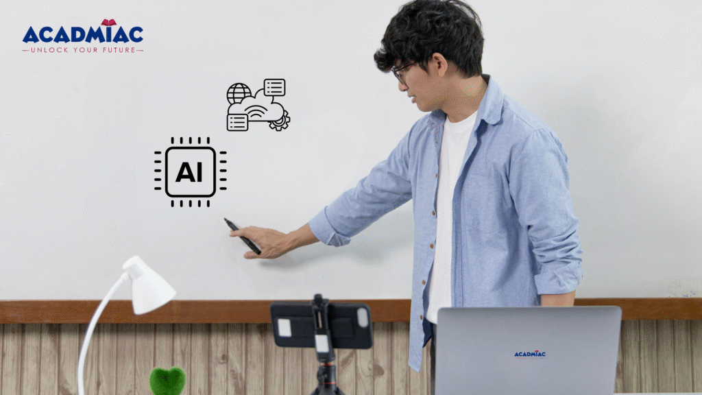 A mentor teaching at the best AI/ ML Institute in Dehradun